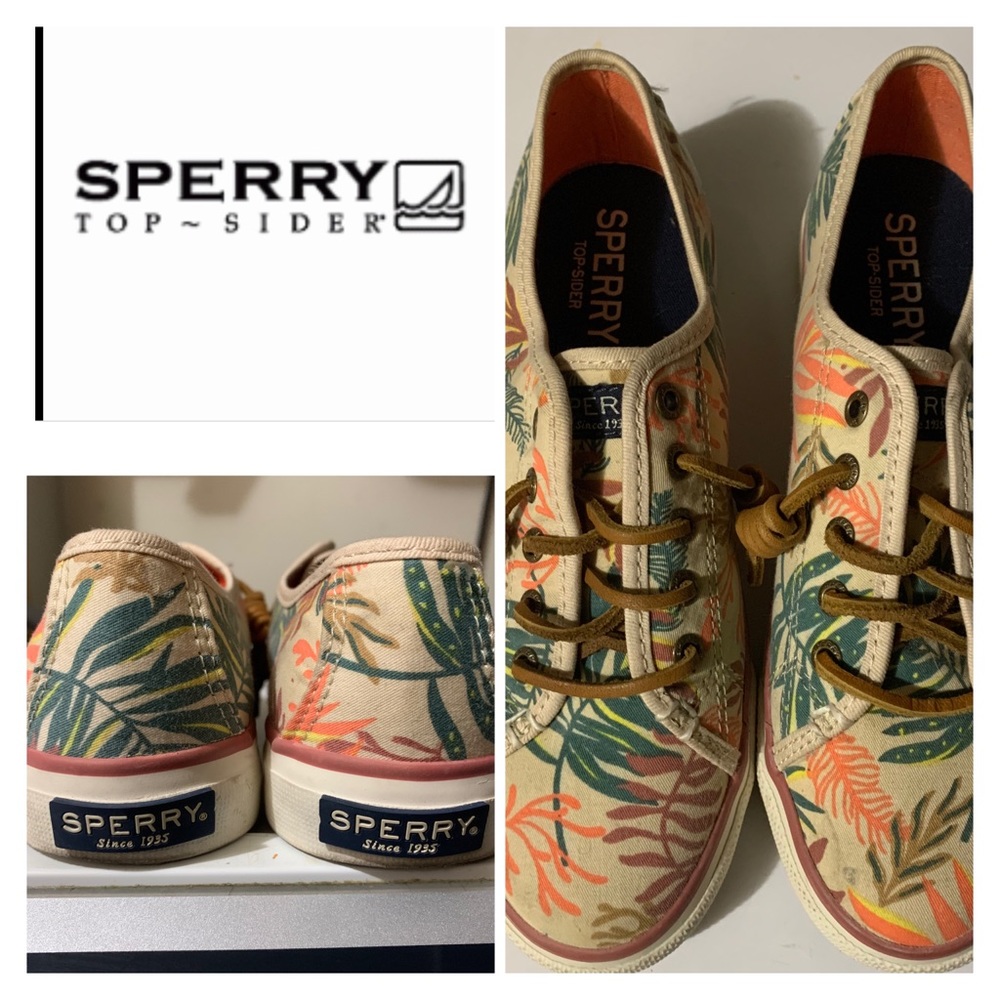 Sperry’s Top Sider Floral Sneakers